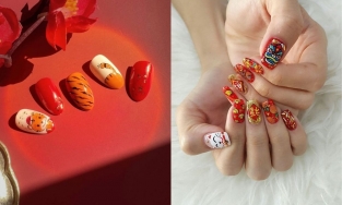 Mẫu nail Tết 2022 đón xuân Nhâm Dần thật xinh, bạn đã biết chưa?
