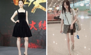 Mỹ nhân Hoa ngữ mất điểm khi mặc váy hở chân: Lưu Diệc Phi thô như đàn ông vẫn hơn Trịnh Sảng