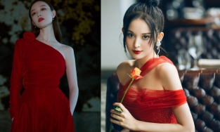 Sao Hoa ngữ hoá đoá hồng rực rỡ, kiêu sa trong trang phục màu đỏ: Bí quyết nằm ở đôi môi