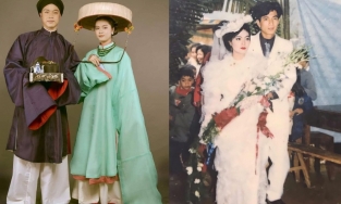 Không phải váy hay áo dài, có thời cô dâu Việt chỉ mặc áo sơ mi, quần tây trong ngày cưới