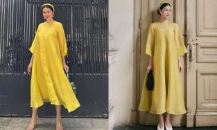 Mặc chung mẫu áo dài suông với Hoa hậu sừng sỏ, bà mẹ 3 con Tăng Thanh Hà vẫn thắng đậm nhờ một điểm