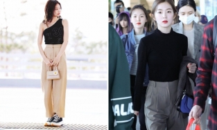 Lỡ ăn nhiều bánh chưng, giò lụa: Đừng bỏ qua chiếc quần che ngấn mỡ được sao Hàn nô nức lăng xê