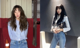 Tìm ra chiếc áo sơ mi không bao giờ lỗi mốt, các mỹ nhân Hàn Quốc đều đồng loạt lăng xê