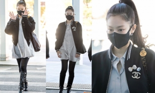 Jennie ngọt ngào, trẻ trung ở sân bay, lên đường tham dự Paris Fashion Week 2022