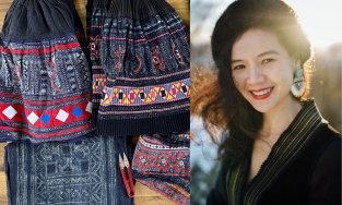 Thương hiệu La Pham sử dụng trang phục thổ cẩm tranh giải 'Thời trang bền vững' ở Thuỵ Sỹ