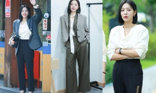 Lấn át cả nữ chính, nữ phụ 'Hẹn hò chốn công sở' gợi ý thời trang đi làm vừa sang vừa trẻ