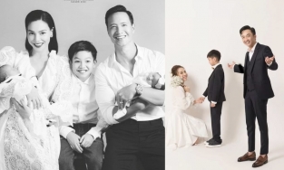 Các nhóc tì nhà sao Việt mặc gì khi chụp hình cưới với bố mẹ?