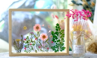 Mẹo ép hoa khô và dùng chúng để trang trí nhà thật hiệu quả