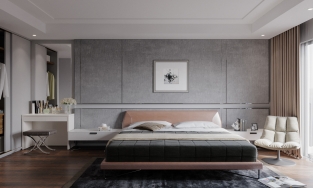 Tư vấn thiết kế phòng ngủ 28m²  cho vợ chồng mới cưới với chi phí 32 triệu