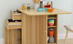 3 mẫu bàn ăn đa năng có khả năng “biến hình” cực thông minh cho nhà chật