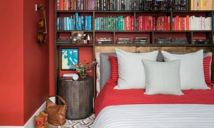 Màu đỏ, bí quyết để mang đến phòng ngủ sự quyến rũ, tươi trẻ