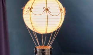 Tự làm chiếc đèn khinh khí cầu, ý tưởng trang trí phòng với phi phí siêu rẻ