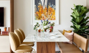 Căn hộ ở London đẹp như một bức tranh với những gam màu tươi vui, ấm áp