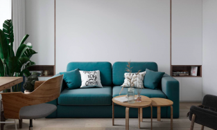 Căn hộ 47m² thiết kế thông minh cho gia đình 4 người thoải mái sinh hoạt