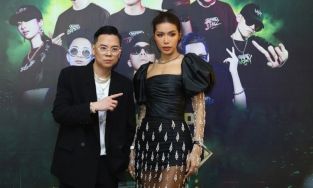 Rapper Andree tiết lộ mối quan hệ 'trên bạn, dưới yêu' với siêu mẫu Minh Tú