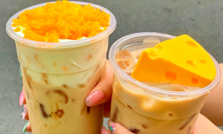 Trà sữa phô mai trứng muối kết hợp cùng thạch Jerry độc lạ tại Sài Gòn