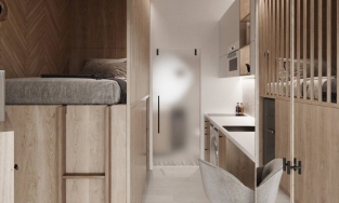 Căn‌ ‌hộ‌ ‌11m² sang chảnh chứng minh sáng tạo quan trọng hơn diện tích‌