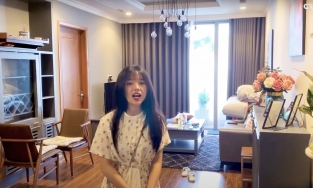 Ngắm căn hộ 2 phòng ngủ Linh Ngọc Đàm dành dụm suốt 6 năm để mua tặng bố mẹ