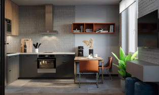 Căn hộ 35m² của chàng độc thân với logia chất lừ cùng phong cách thiết kế mạnh mẽ, nam tính