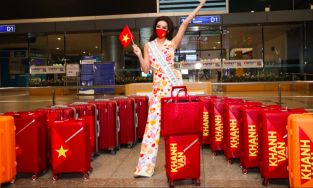 Hôm qua sao làm gì (2/5): Khánh Vân mang 15 vali đi thi, Cẩm Đan thả thính