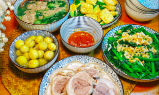 Đơn giản mà tốn cơm như mâm cơm mùa hè của người miền Bắc