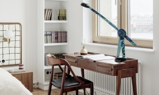 Căn hộ 49m² của chàng sinh viên thích dùng đá cẩm thạch để trang trí nhà