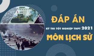 Đáp án môn Lịch sử tốt nghiệp THPT năm 2021 lần 1 - Tất cả các mã đề môn Sử