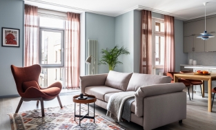 Căn hộ 100m² phong cách Scandinavian cho người thích cổ điển và thanh lịch 