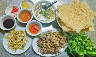 Cơm cháy - thịt dê, cặp đôi ngon nức tiếng của đất Cố đô Ninh Bình