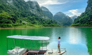 Hồ Thang Hen, hồ nước xanh đẹp như tranh được lòng du khách ở Cao Bằng