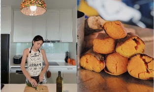 Kỳ Duyên hướng dẫn cách nướng khoai mật, Salim phấn khởi nhờ gói xôi cô Mây