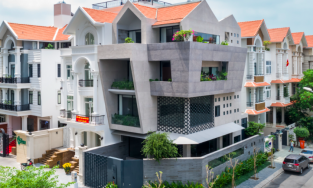 J14 Residence: Nhà phố 2 mặt tiền có thiết kế hình khối thú vị ở Quận 7