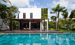 Thảo Điền House: Biệt thự ngoại ô Sài Gòn với những 'bức tường xanh' cùng bể bơi mát rượi