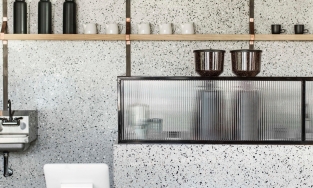 Gạch terrazzo: Vật liệu trang trí phòng bếp trẻ trung, bắt mắt, hợp túi tền