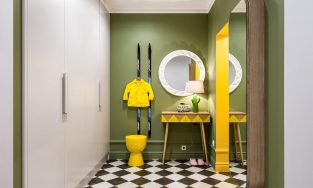 Xanh lá cây và vàng, cặp đôi cứ đứng cạnh nhau là auto đẹp để trang trí nhà