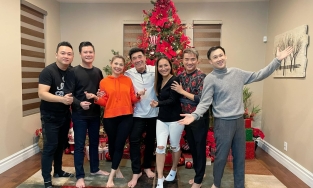 Quang Dũng - Thanh Thảo thành tâm điểm trong buổi hội tụ của Sao Việt ở Mỹ