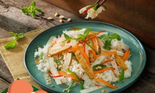 Cách làm nấm tuyết xào đậu giòn sần sật chiều được lòng cả người chay và ăn mặn