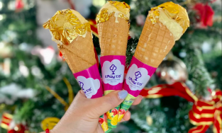 Muốn ăn kem dát vàng ở Hà Nội? Cầm 80 ngàn ra ngay Hồ Gươm mà thử!