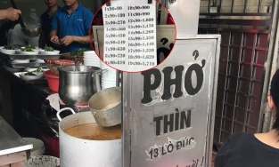Phở Thìn Lò Đúc tăng giá lên 90 ngàn, đứng đầu danh sách quán phở đắt xắt ra miếng ở Hà Nội