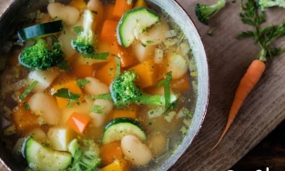 Cách nấu súp rau củ thanh đạm mà ngon miệng ăn mặn hay ăn chay đều thích 