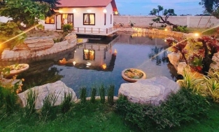 Biệt thự mới của Trường Giang - Nhã Phương: Không gian phủ xanh toàn tập, có cả quầy bar cực chill