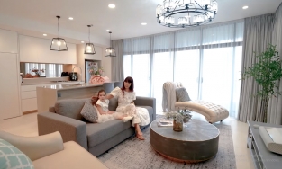 Căn hộ 14 tỷ của siêu mẫu Hà Anh: 170m², view đẹp, theo phong cách tối giản mà sang