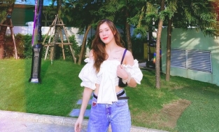 Nhan sắc xinh đẹp của hot girl bóng chuyền Đặng Thu Huyền