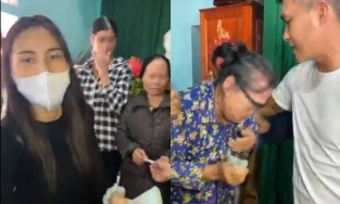 Hộ tống Thủy Tiên đi từ thiện, Công Vinh nhắc đi nhắc lại một câu gây chú ý