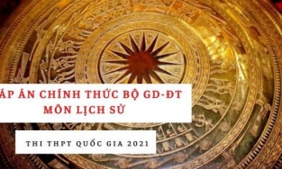 Đáp án chính thức môn Lịch sử từ Bộ GD-ĐT: Tất cả các mã đề