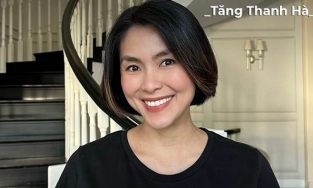 Tăng Thanh Hà xuống tóc, bao nhiêu nếp nhăn tuổi U40 đều lộ cả