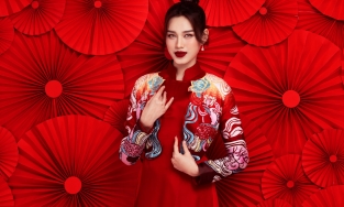 Hoa hậu Đỗ Thị Hà ngồi 'ghế nóng' Đại sứ Áo dài Trẻ em Việt Nam