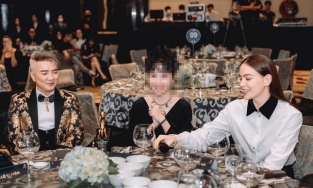 Hồ Ngọc Hà 'đẩy' Lệ Quyên ra khỏi khung hình dù ngồi chung bàn tiệc