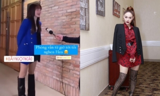 '3 phần bất lực - 7 phần nuông chiều' chính là cảm xúc của Minh Hằng với đôi giày này