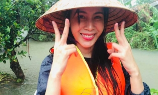 Thủy Tiên chia sẻ mẹo bảo đảm sức khỏe khi đi từ thiện